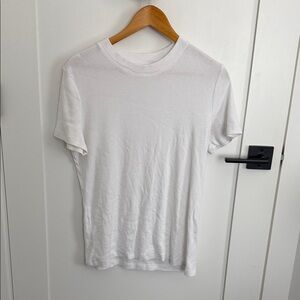 Banana Republic White Short Sleeve Crewneck Tee